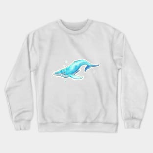 Roger - Watercolor Whale Crewneck Sweatshirt